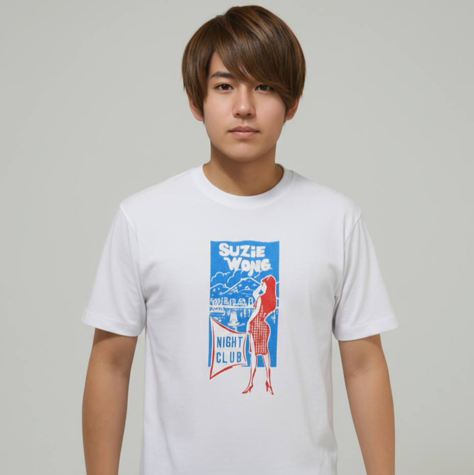 Suzie Wong Night Club T-shirt, White