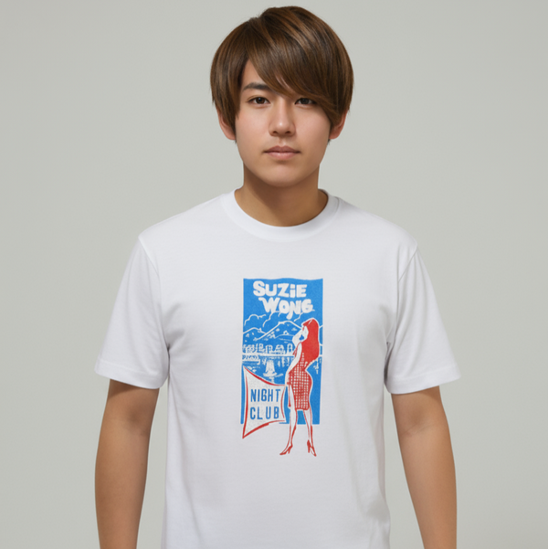 Suzie Wong Night Club T-shirt, White