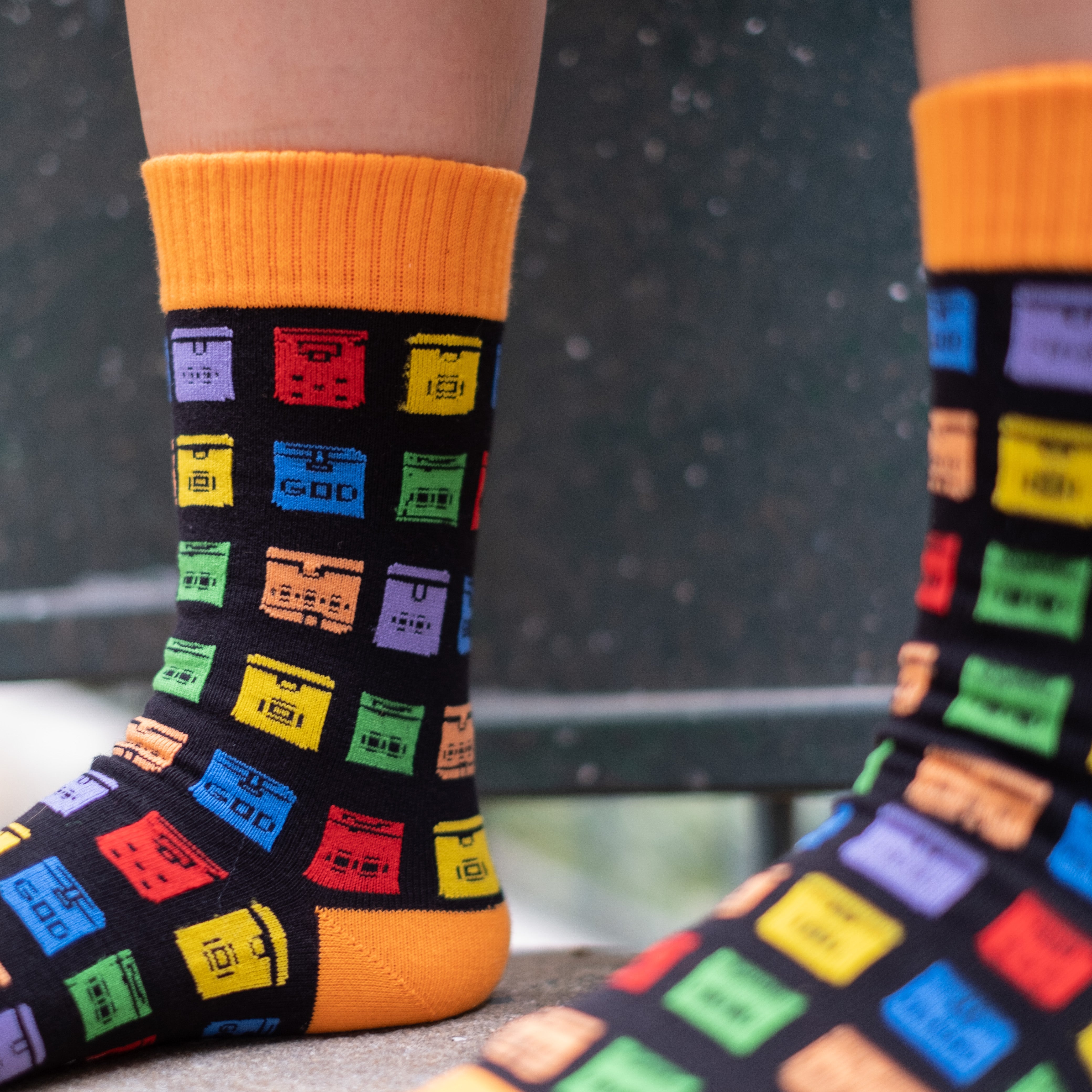 Playful Socks x GOD - Rainbow Letterboxes