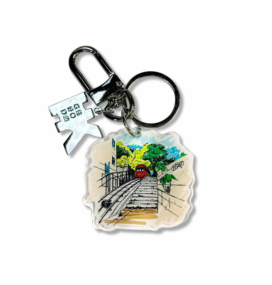 Acrylic Keychain, Peak Tram – Goods of Desire