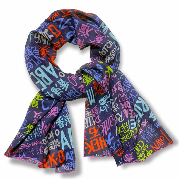 Hong Kong Districts Modal Scarf