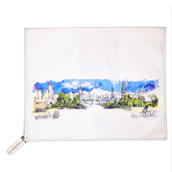Teresa Tam-Morris for GOD Home, Panoramic HK Tea Towel