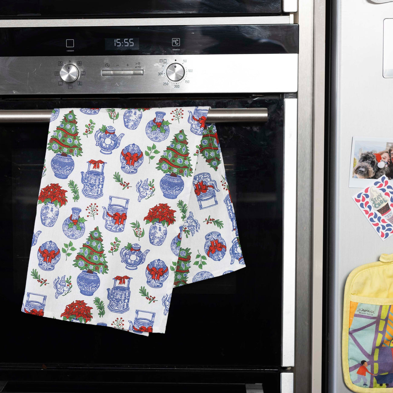 Tea Towel - Festive Chinoiserie by Lion Rock Press