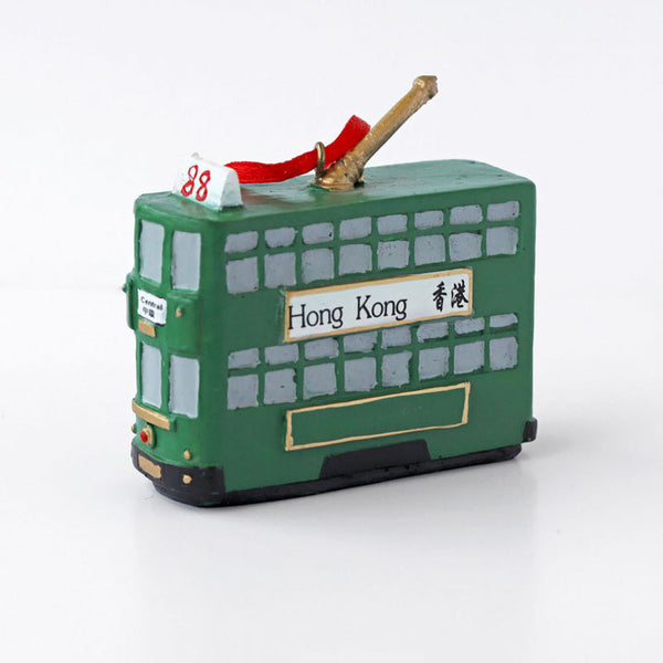 Hanging Decoration - Green Tram by Lion Rock Press