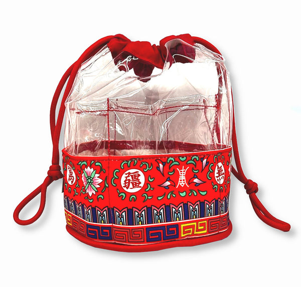 Travel Pouch Bag, Prosperity Red