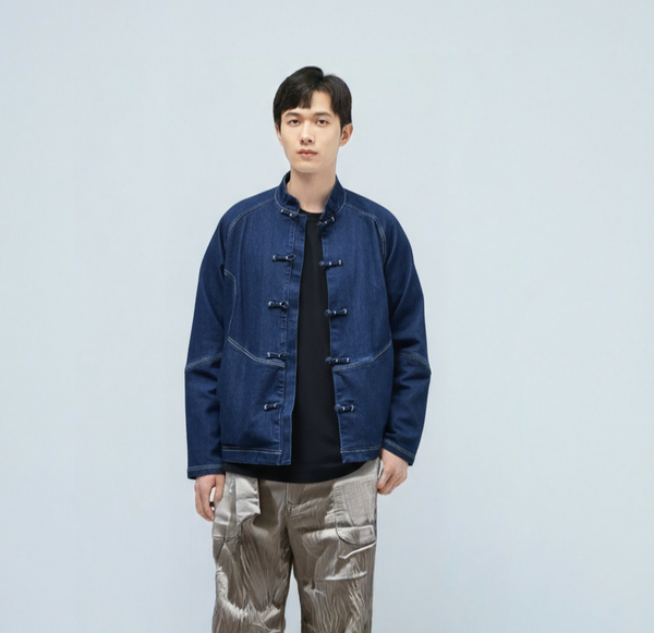 Denim Y washed Jacket, Dark Blue