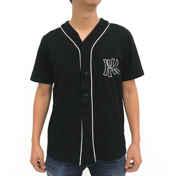 HK Baseball Jersey, Black
