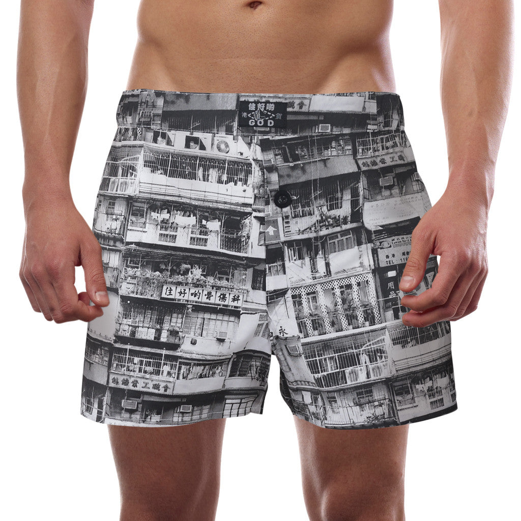 Goods of Desire 'Yaumati' men boxer shorts (black/white)