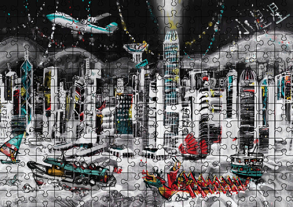 Hong Kong Festive Skyline 500-Piece Jigsaw Puzzle