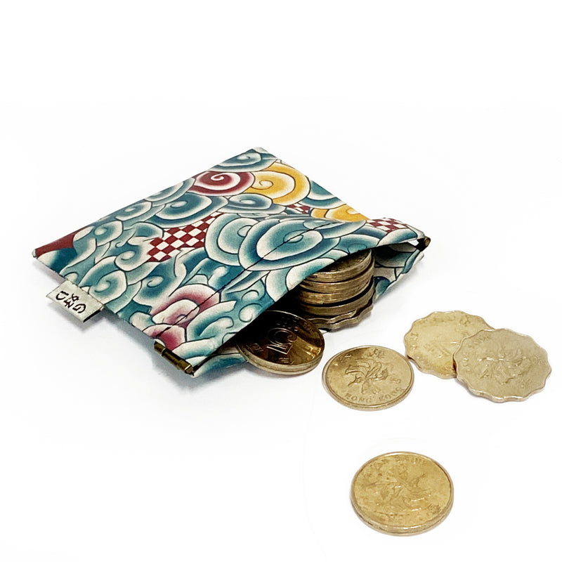 Waves of Clouds Tyvek Coin Purse