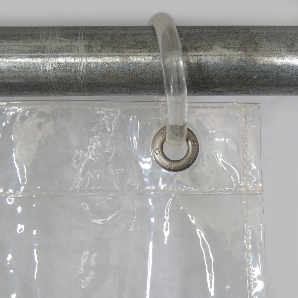Letterbox Shower Curtain - Close Up Ring