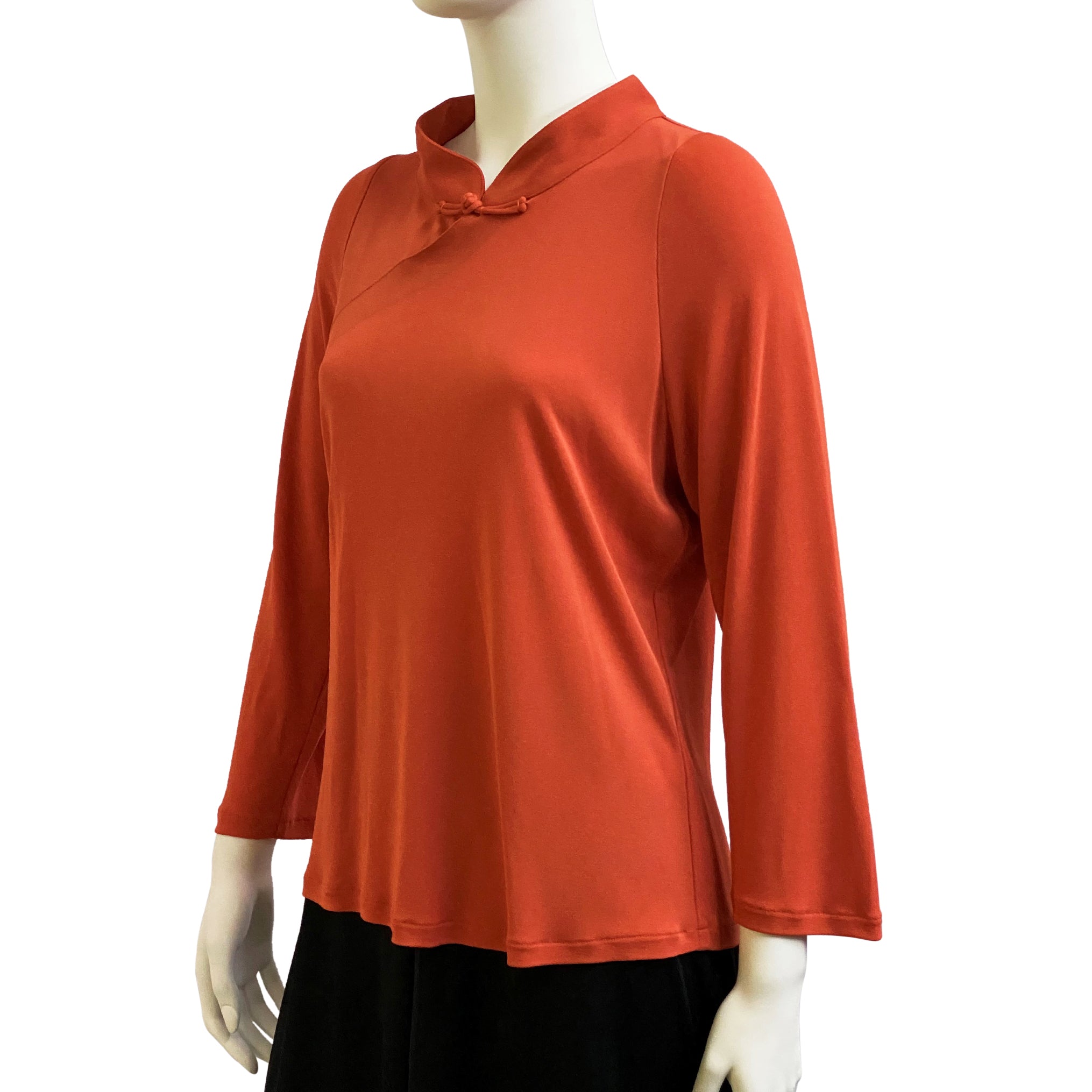 3/4 sleeves Mui Jai Top, Orange