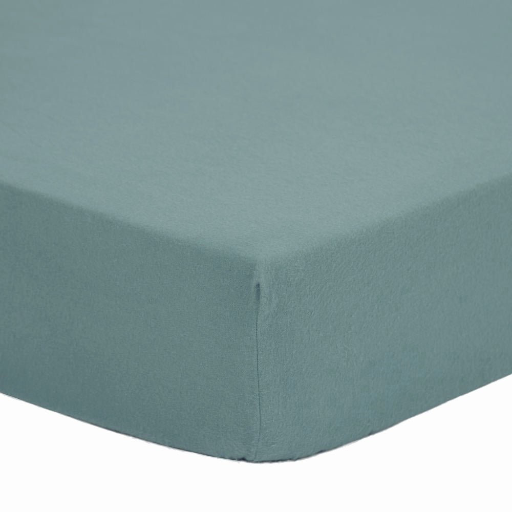 BIG Living Fitted Sheet, Silver Blue