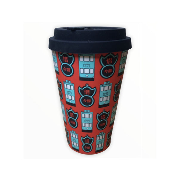 North Point Trams Bamboo Cup By Liz Fry Design