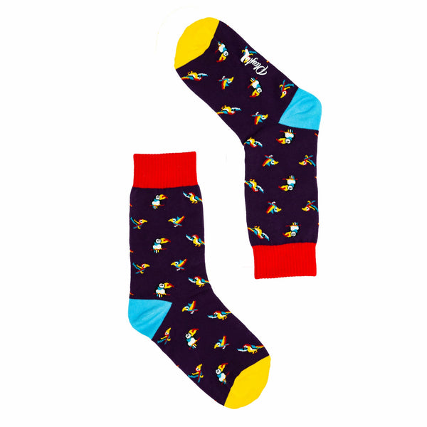 Playful Socks - Parrot