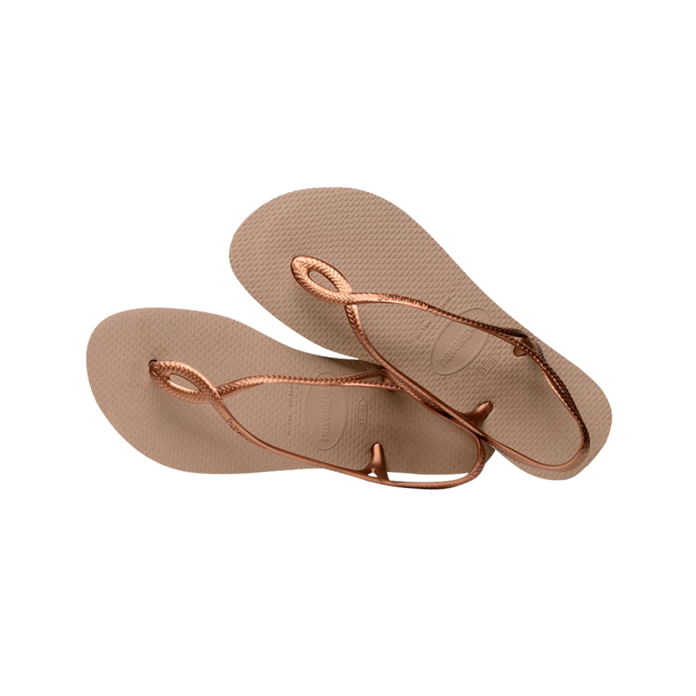 Luna Sandals by Havaianas, Rose Gold/Gold | Goods Of Desire – Goods of ...