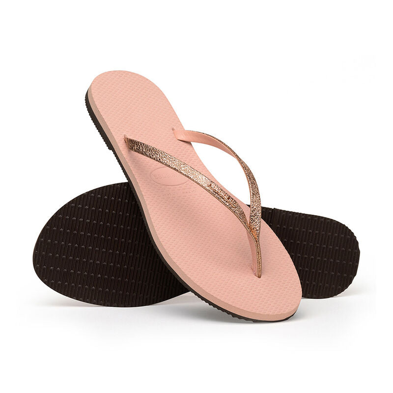 You Shine Flip Flops By Havaianas, Ballet Rose - Down