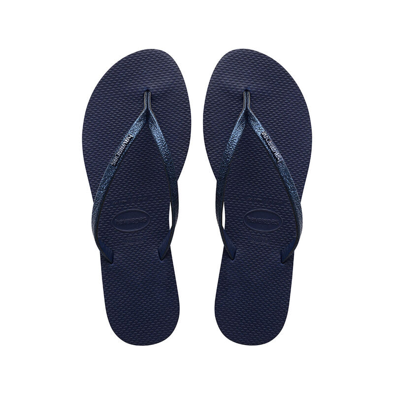 You Shine Flip Flops by Havaianas, Navy Blue
