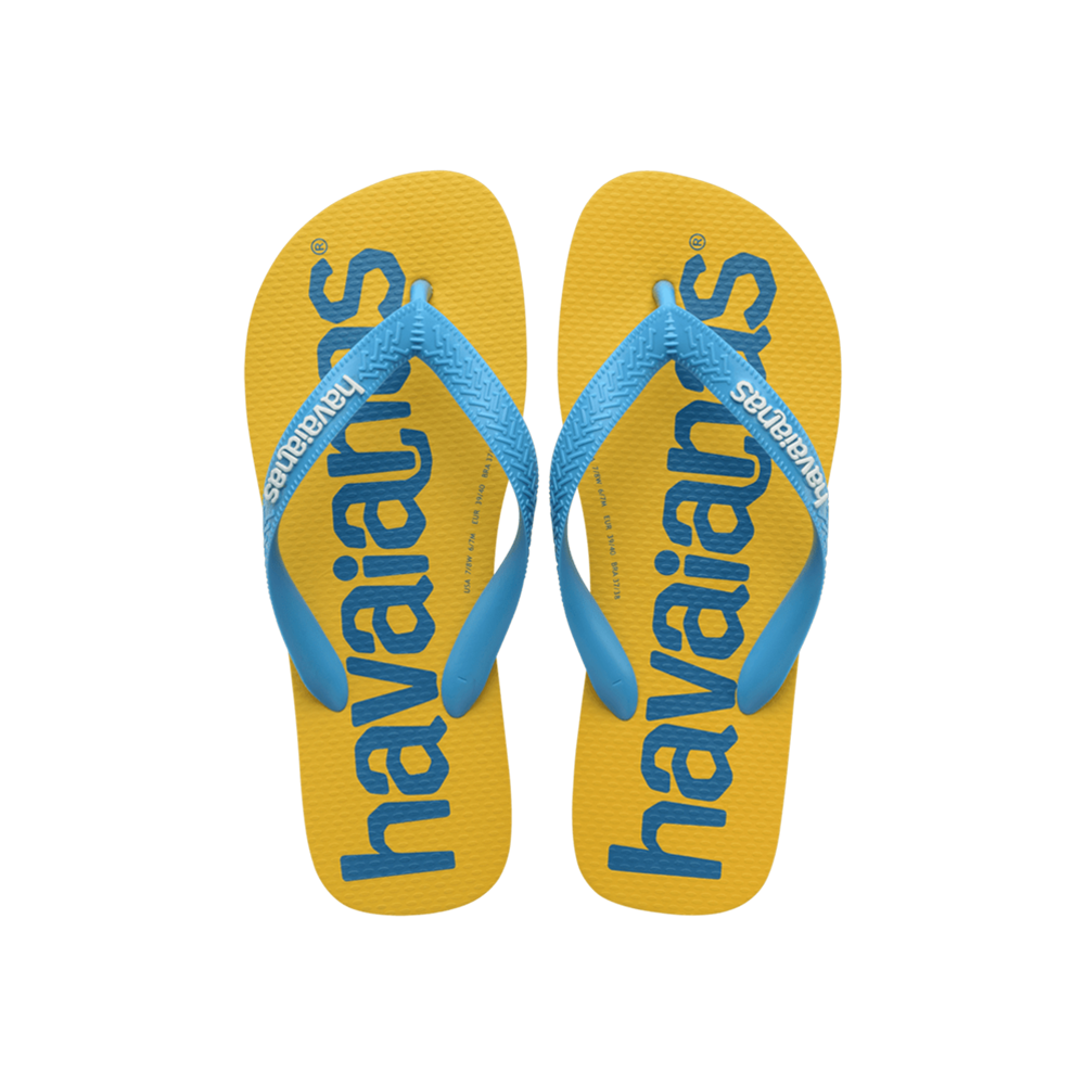 Top LogoMania 2 Flip Flops By Havaianas,  Beige, Top