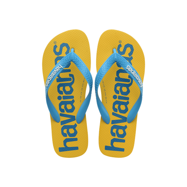 Top LogoMania 2 Flip Flops By Havaianas,  Beige, Top