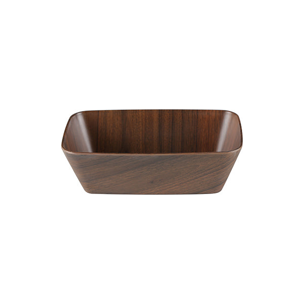 Zicco Bowl & Cover, Brown Wood