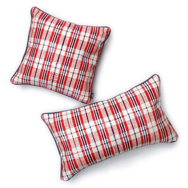 Amah Red-White-Blue Cushions