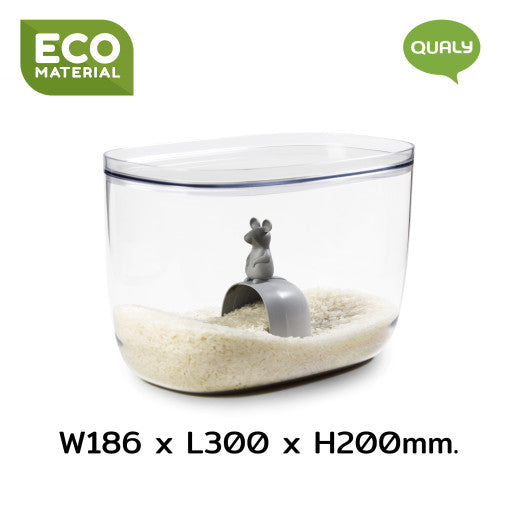 Qualy Lucky Mouse Container 7L