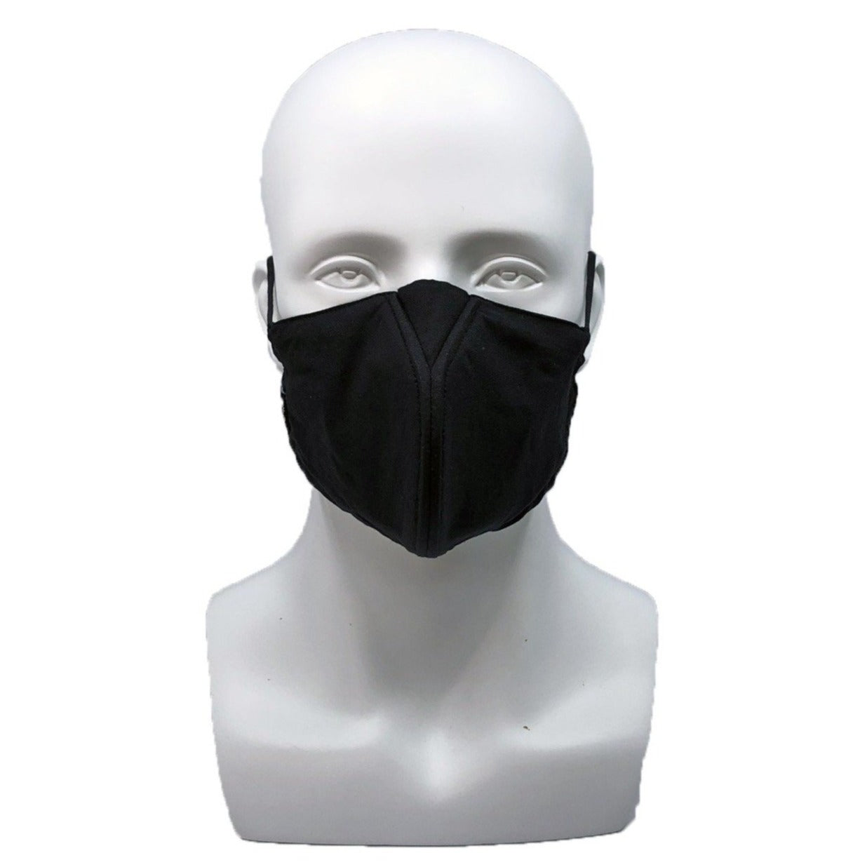 Solid Why-Y Fabric Mask, Black