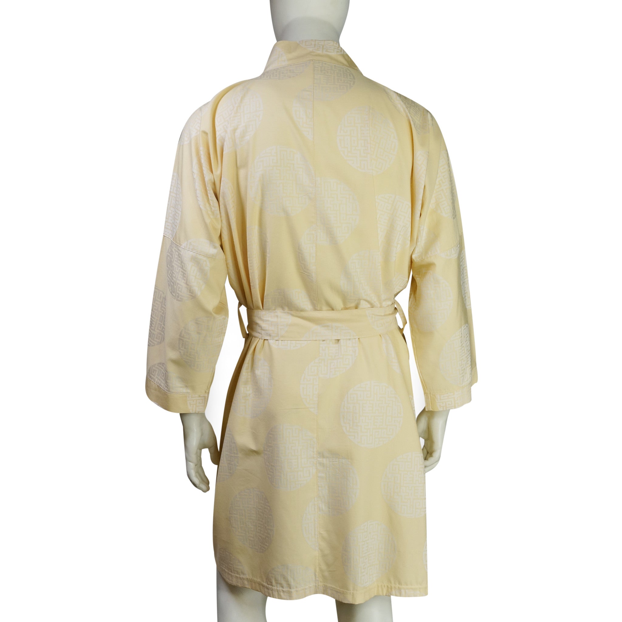 Chinese Brocade dressing gown (yellow)