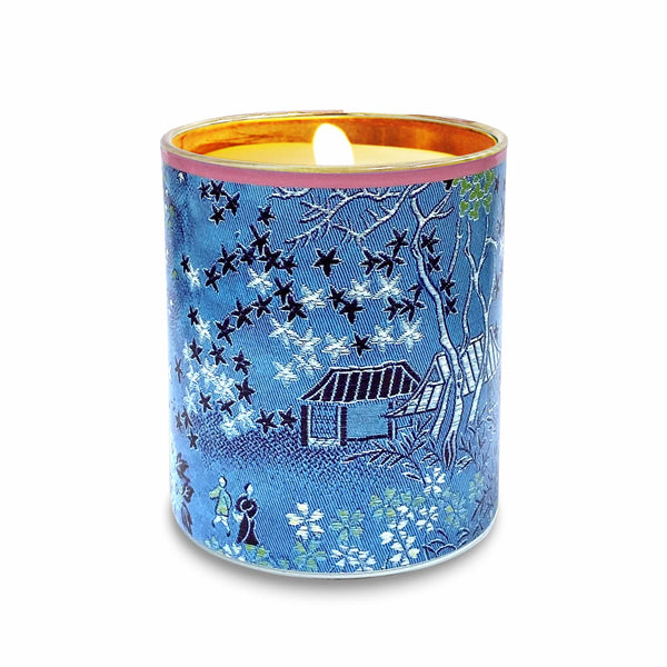 Chinese Garden Jar Candle, White Floral Scent