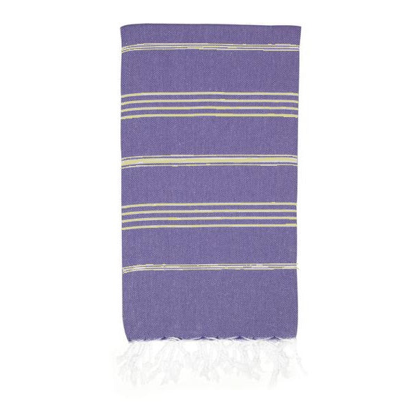 Classic Turkish Towel, Golden Purple