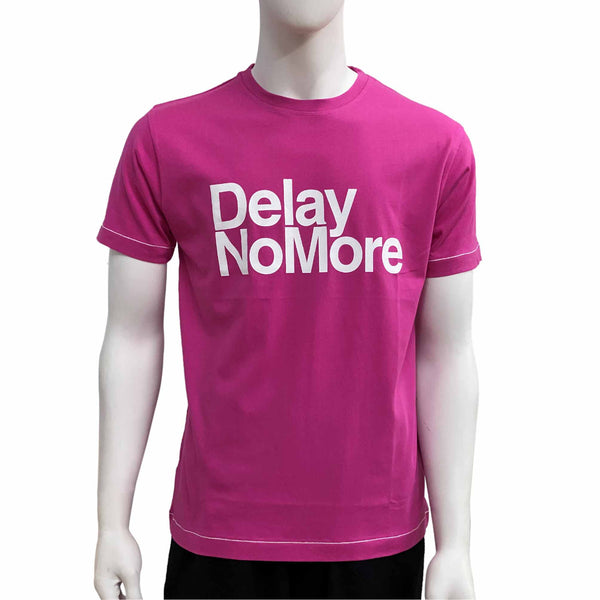 Delay No More Classic T-Shirt, Magenta Pink
