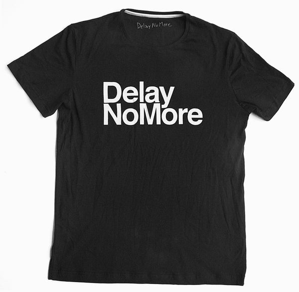 Delay No More Classic T-Shirt, Black