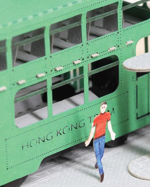 POSTalk FingerART series, Hong Kong Tram