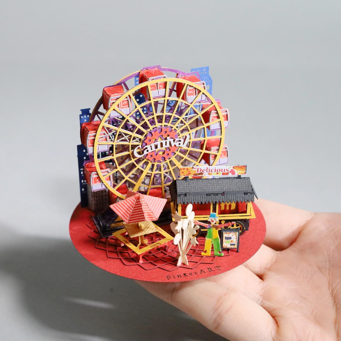 POSTalk FingerART series, Ferris Wheel