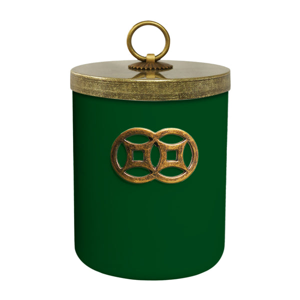 Green Forest Double Coin Soy Jar Candle | Goods Of Desire