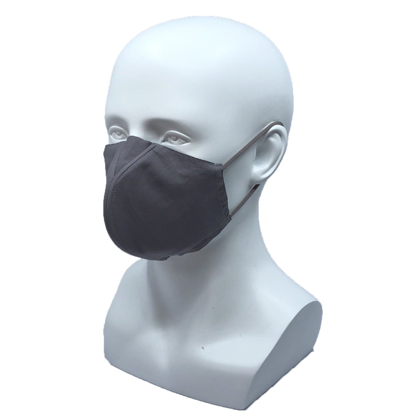 Solid Why-Y Fabric Mask, Grey