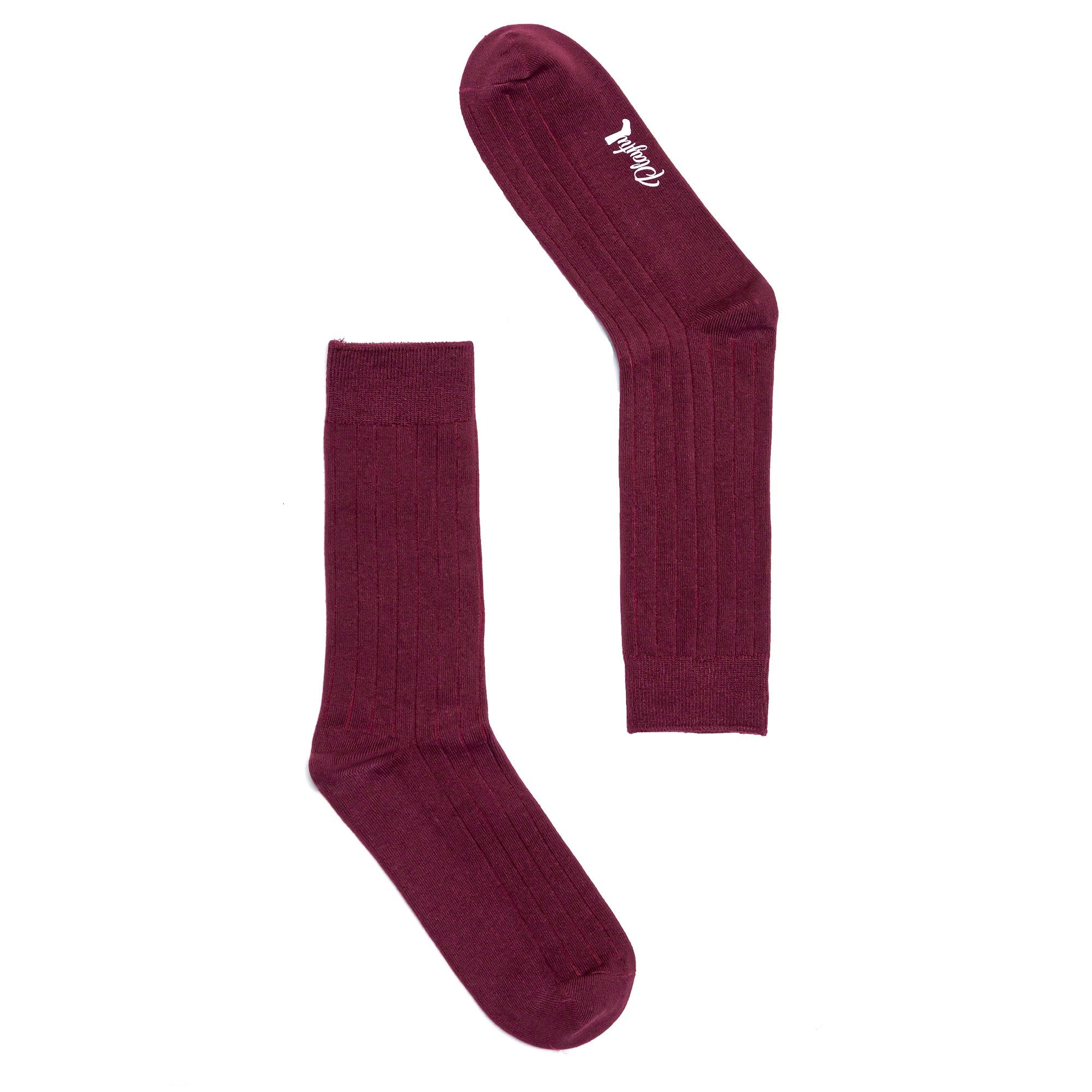 Playful Socks - Wine Red