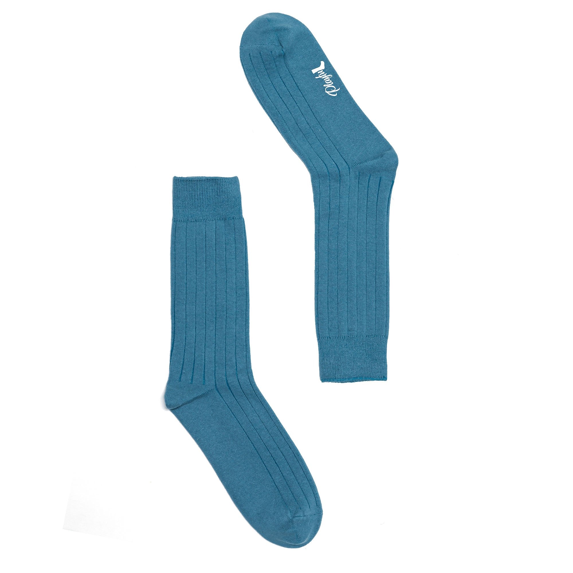 Playful Socks - Denim Blue