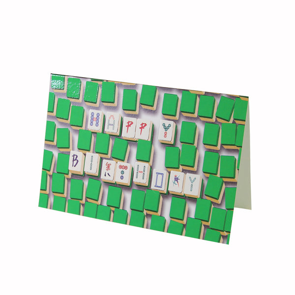 Mahjong Birthday Card