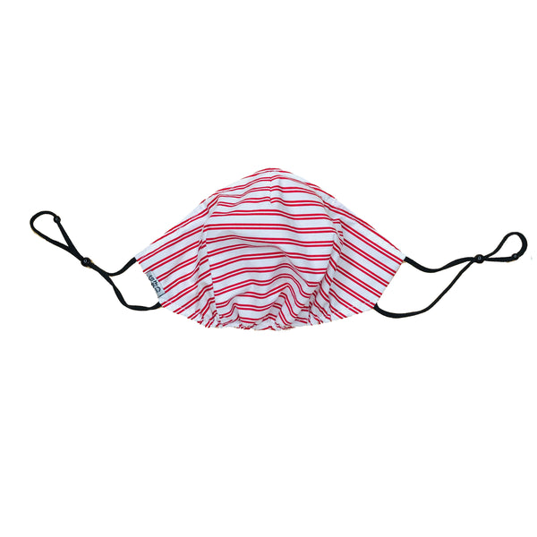 Stripes Banded Mask with Adjustable String with Holder