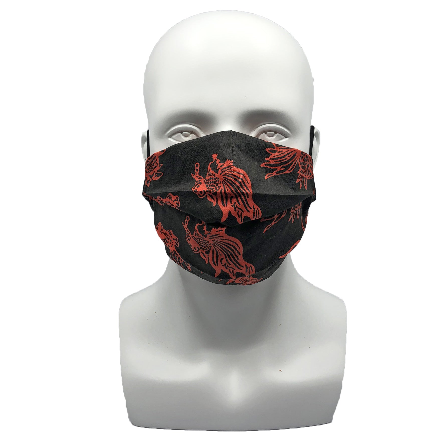 Goldfish Papercut Pleated Mask