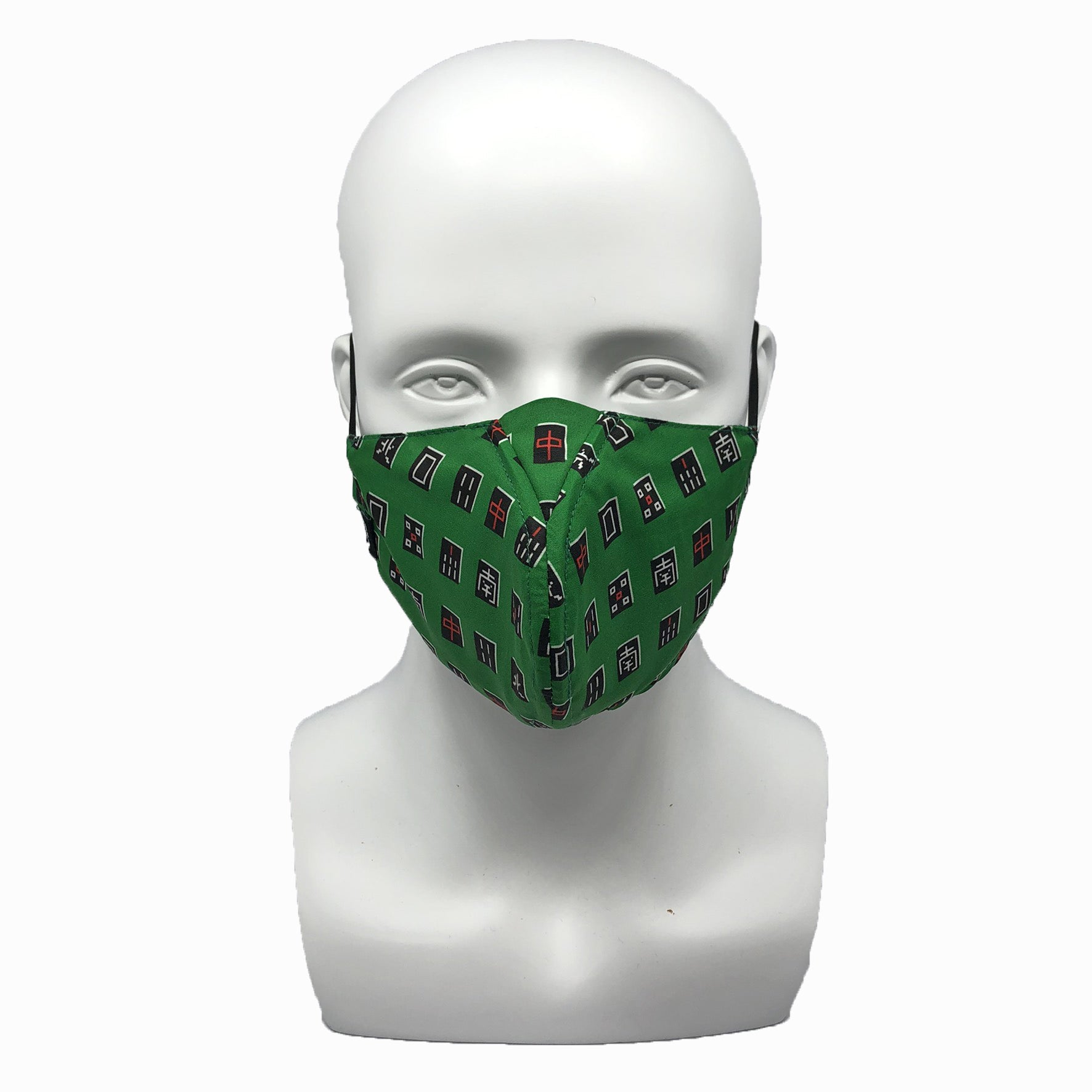 Green Mahjong Why-Y Fabric Mask