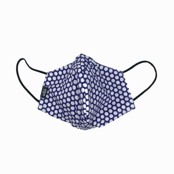 Dots Why-Y Fabric Mask, Purple