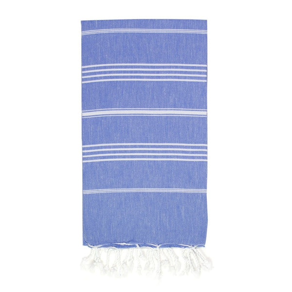 Classic Turkish Towel, Royal Blue