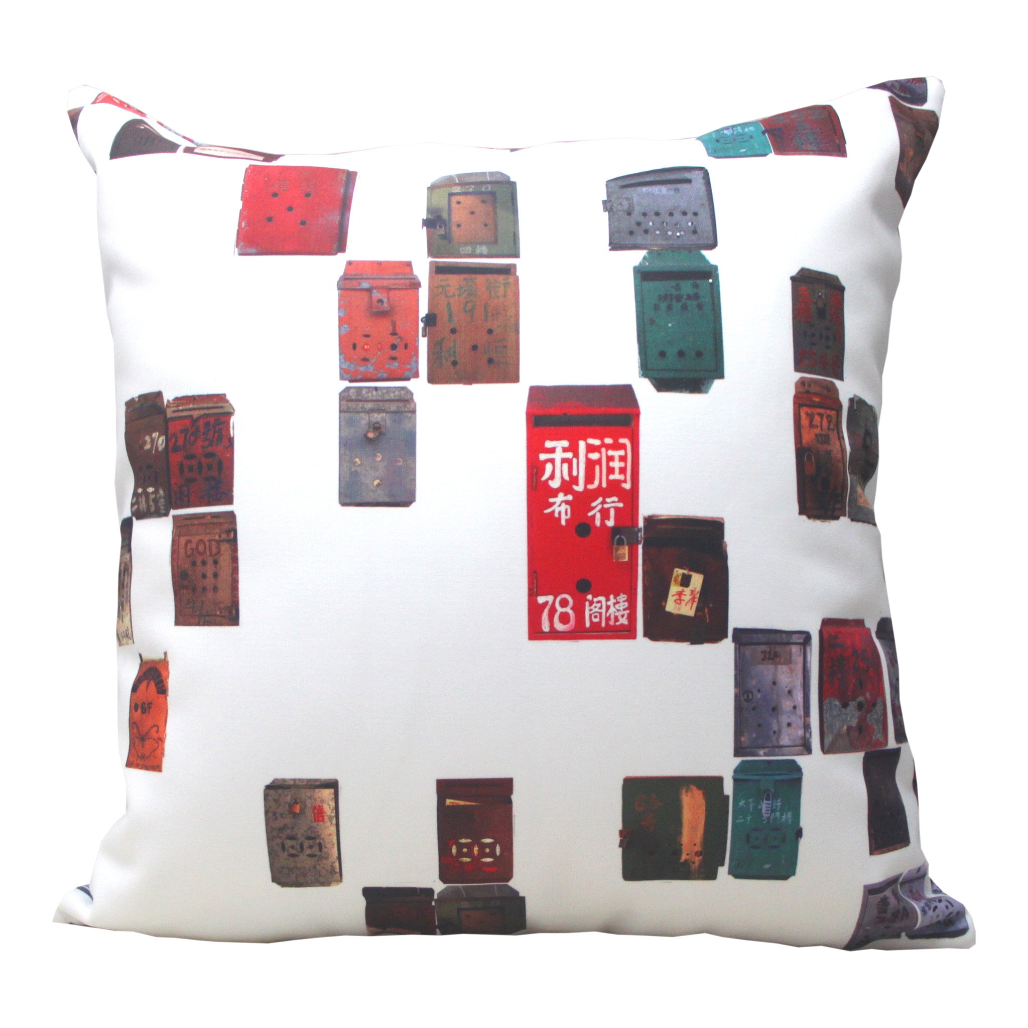 Letterbox Double-Sided Cushion Cover, 45 x 45 cm