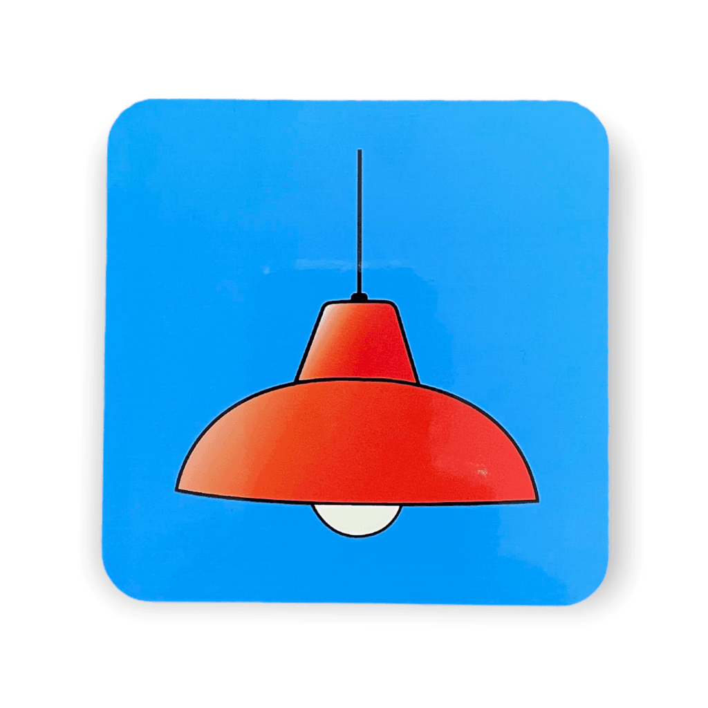 Java Road Lamp Coaster by Liz Fry Design