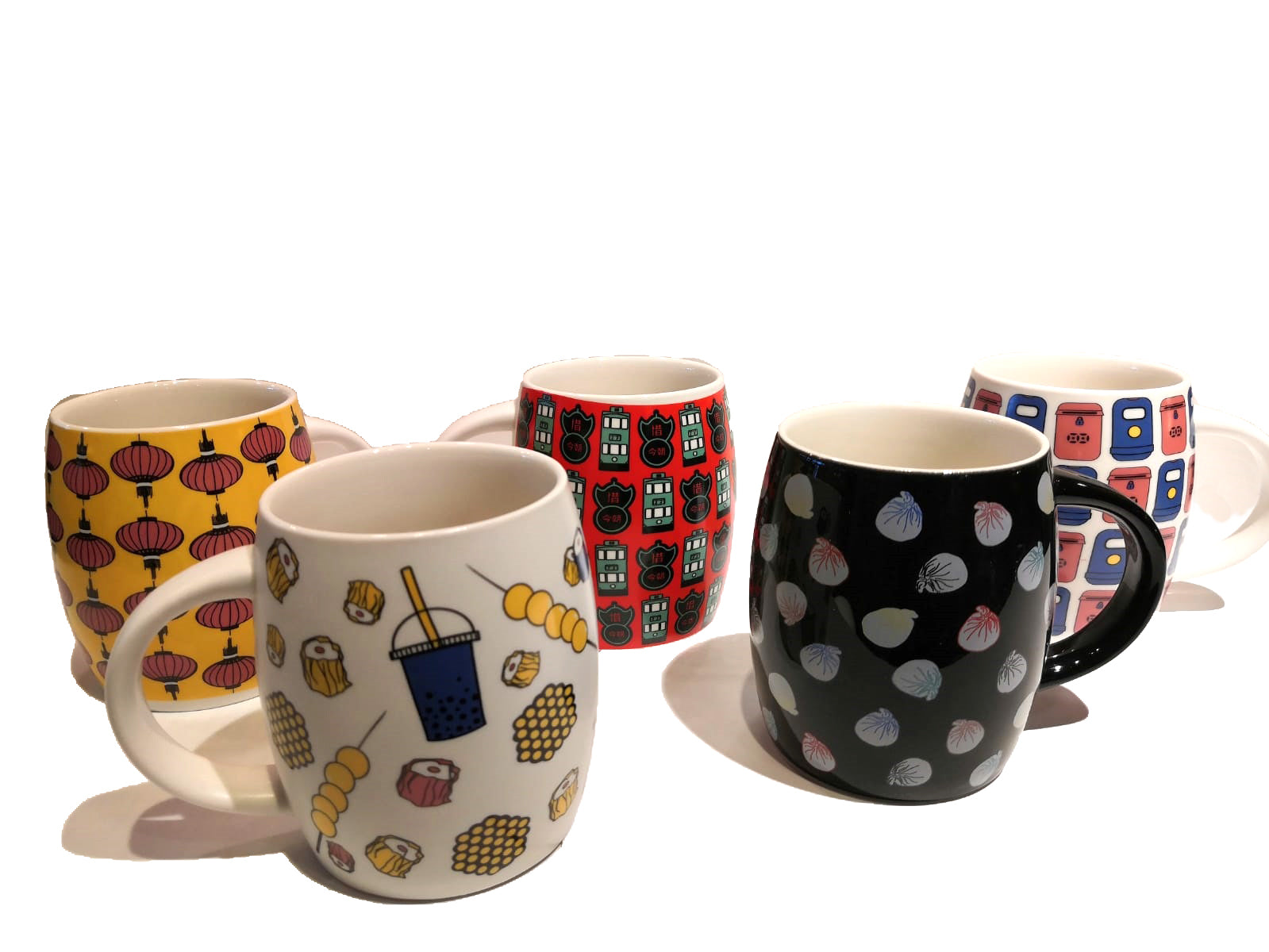 Tuen Mun Mailboxes Ceramic Mug By Liz Fry Design