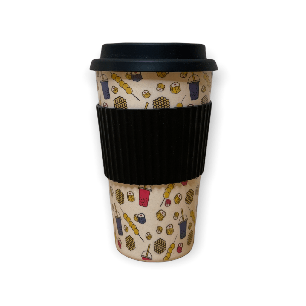 Mong Kok Snacks Travel Cup by Liz Fry Design