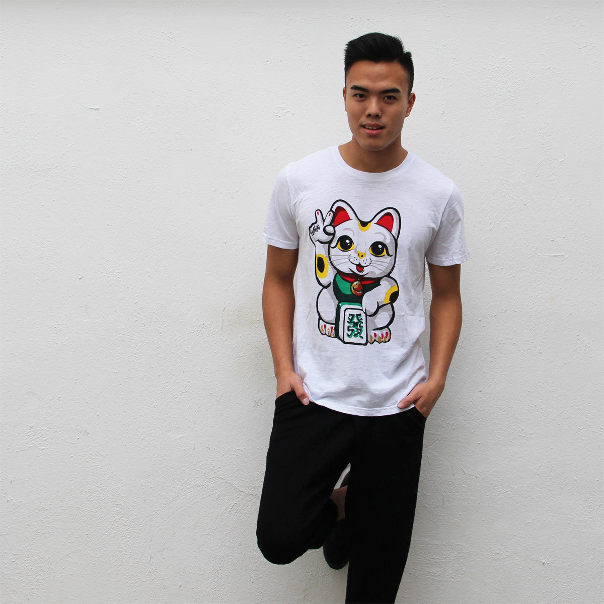 'Lucky Cat' tee, T-Shirt, Goods of Desire, Goods of Desire